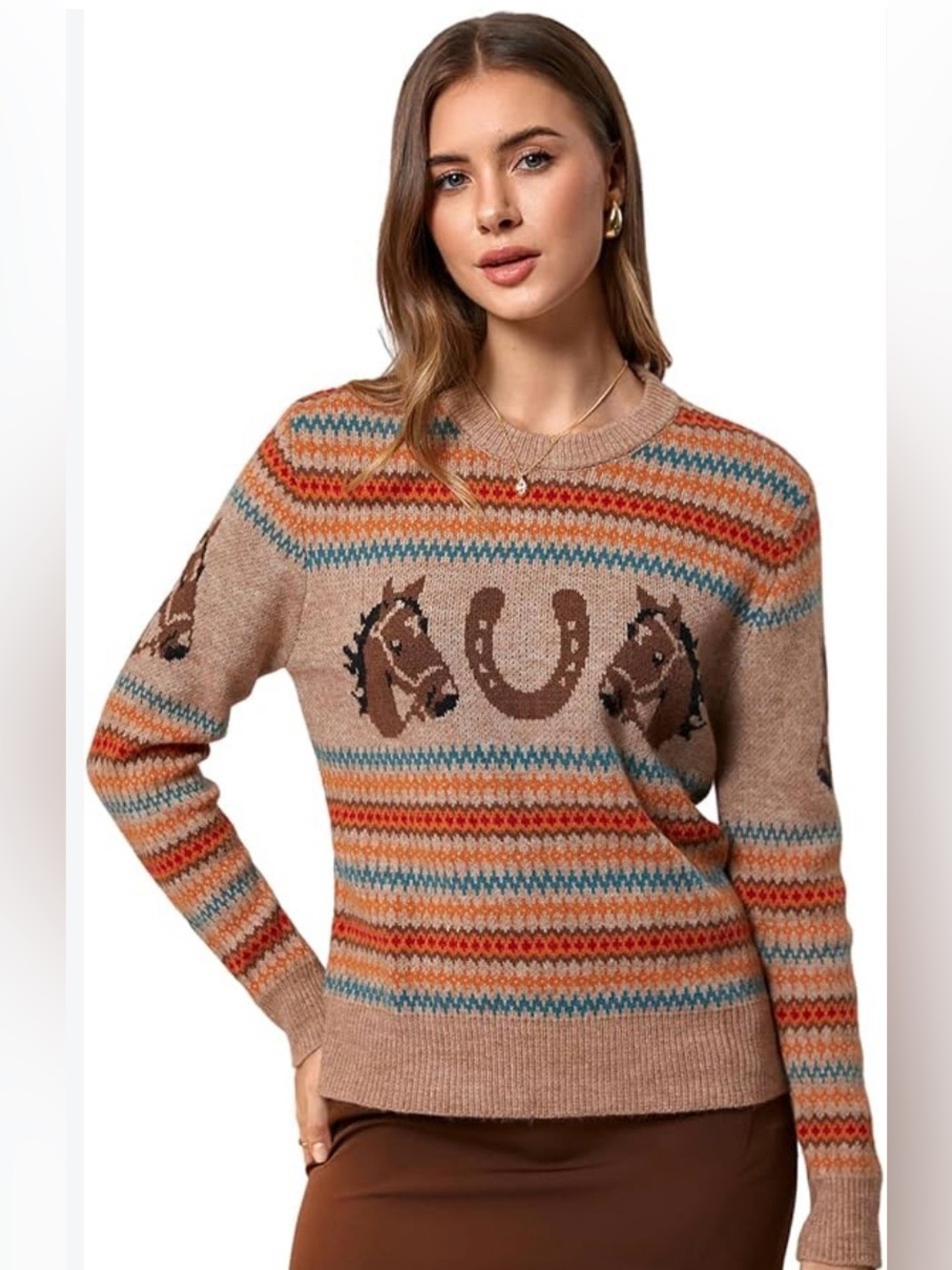 NWOT Make Me Chic Women’s Grandpa Sweater Size Large